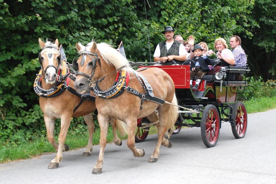 Kutschenfahrt | Pferdekutschenfahrt Tirol | SALITERERHOF Wolfgang