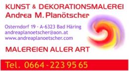 KUNST & DEKORATIONSMALEREI - Tirol - Andrea Maria Planötscher Bad Häring - Malerei Künstleragentur Tirol