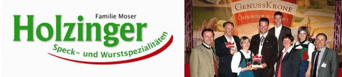 Speck & Wurst Holzinger - Familie Moser Peter - Speckspezialitäten Wurstspezialitäten Brixlegg