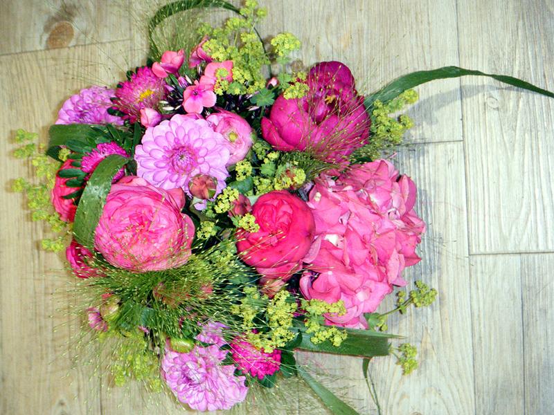 HOCHZEIT Floristikideen in ROSA PINK Blumen Egerth