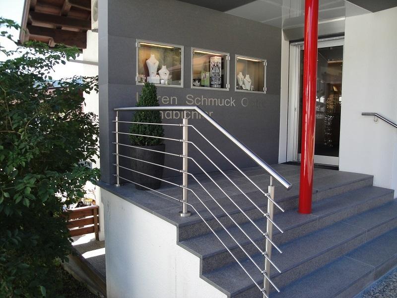 Aussengeländer | Offlineshop | Metallbau Huber GmbH - Stahlbau