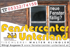 FENSTERCENTER UNTERLAND Walter Klingler - Fenster Tirol Türen Sonnenschutz Rolladen Wörgl