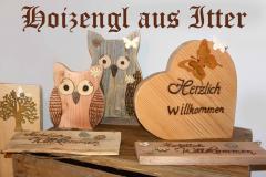 HOIZENGL Geschenke Dekoration und Schmuck aus Holz