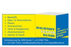 BAUSTOFFCENTER KUNDL - Bezirk Kufstein Mühlegger & Schröck GmbH Baumaterial Baustoffe Tirol