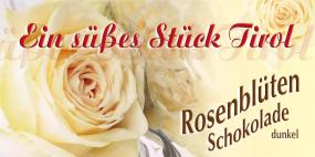 Rosenblüten-Schokolade