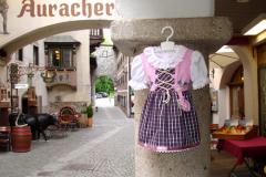 KINDER TRACHT Dirndlkleid rosa/Seidenband