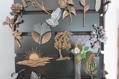 Grabschmuck - Ornamente, Blumen, Tiersymbole aus Bronze und Aluminium
