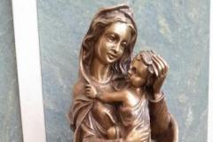 Madonnen, Engel, Figuren aus Bronze