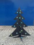 Weihnachtsbaum aus Schwarzstahl geölt