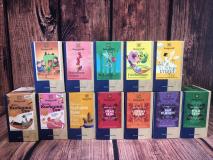 Große Auswahl an Teesorten von der Firma Sonnentor