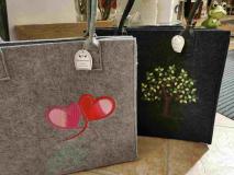 Filztaschen mit Motiven