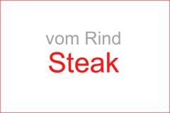 Frischfleisch vom Rind: Steak