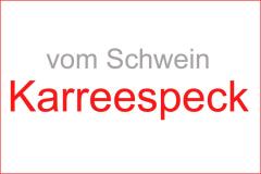 Würziger Speck vom Schwein: Karreespeck