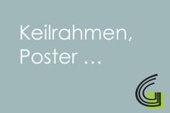 Keilrahmen, Poster …