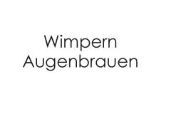 Wimpern  /  Augenbrauen färben und zupfen