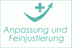 Anpassung und Feinjustierung der Hilfsmittel