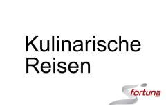 Kulinarische Reisen