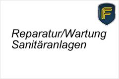 Reparatur und Wartung von Sanitäranlagen