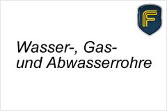 Verlegung von Wasser-, Gas- und Abwasserrohren