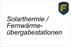 Installation von Solarthermie und Fernwärmeübergabestationen