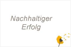 Nachhaltiger Erfolg