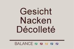 GESICHT - NACKEN - DECOLLETE