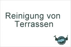 Reinigung von Terrassen