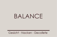 BALANCE Intensivere Gesichtspflege mit Massage