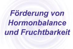 Förderung von Hormonbalance und Fruchtbarkeit