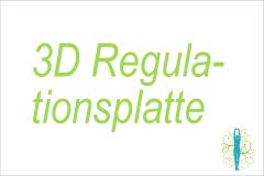 SCHUMANN 3D Regulationsplatte