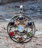 Chakren Anhänger mit Edelsteinen