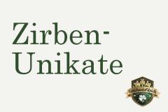 Zirbenprodukte als Dekoration