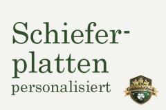 Schieferplatten personalisiert