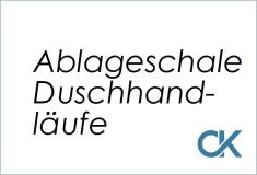 Ablageschale Duschhandläufe