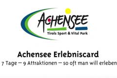 Erlebniscard Achensee