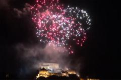 Feuerwerk Silvester 2013/14 auf der Festung