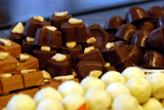 hausgemachte Pralinen