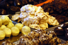 hausgemachte Pralinen