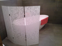PLEXIGLAS® Sichtschutz Badewanne