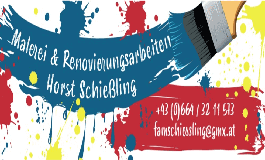 Maler Kössen - MALEREI SCHIESSLING - Horst Schießling Malerfachbetrieb Tirol